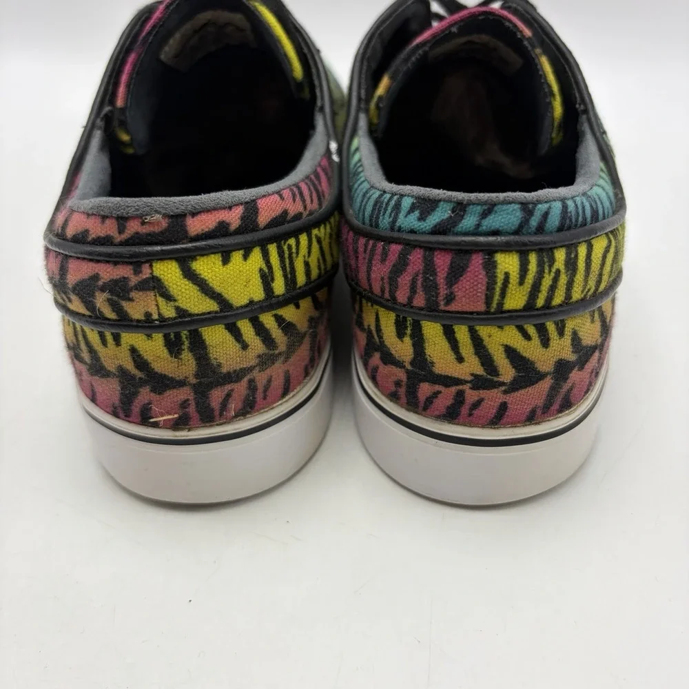 Nike Zoom Stefan Janoski SB Canvas Mens 9.5 Sneakers Shoes Tiger Pack Volt